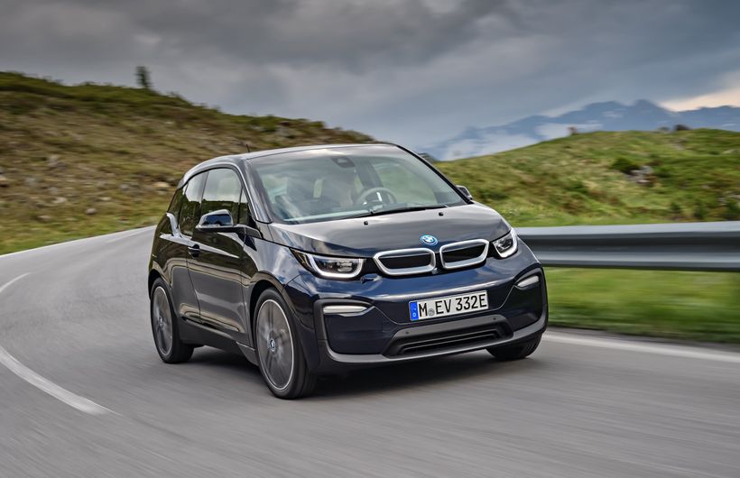 BMW i3 driving front