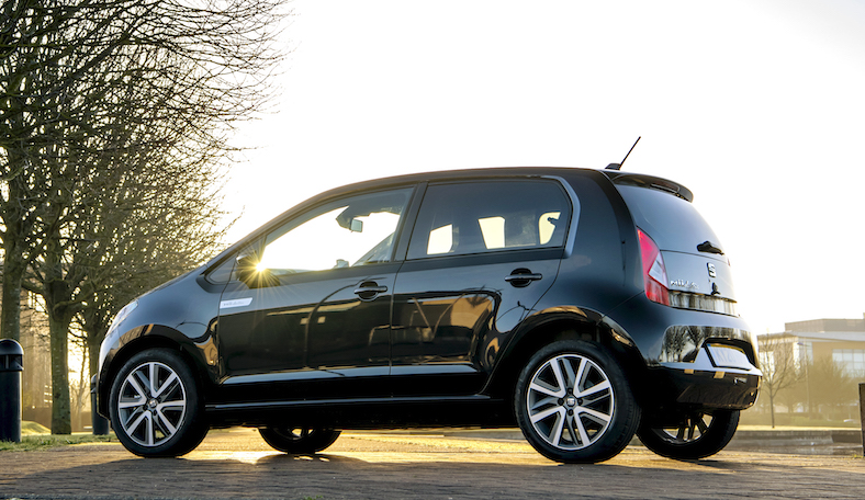 Sear Mii Electric exterior side parked