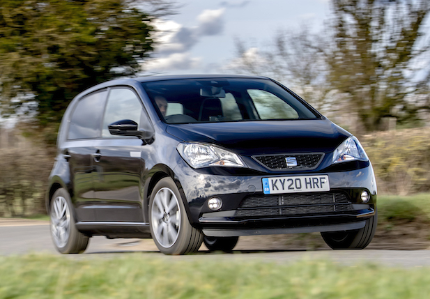 Sear Mii Electric exterior front drinving round corner