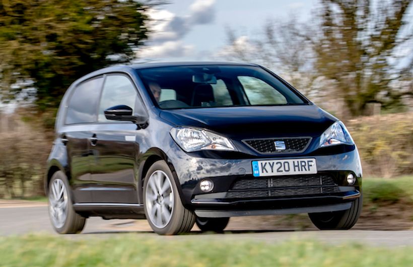 Sear Mii Electric exterior front drinving round corner