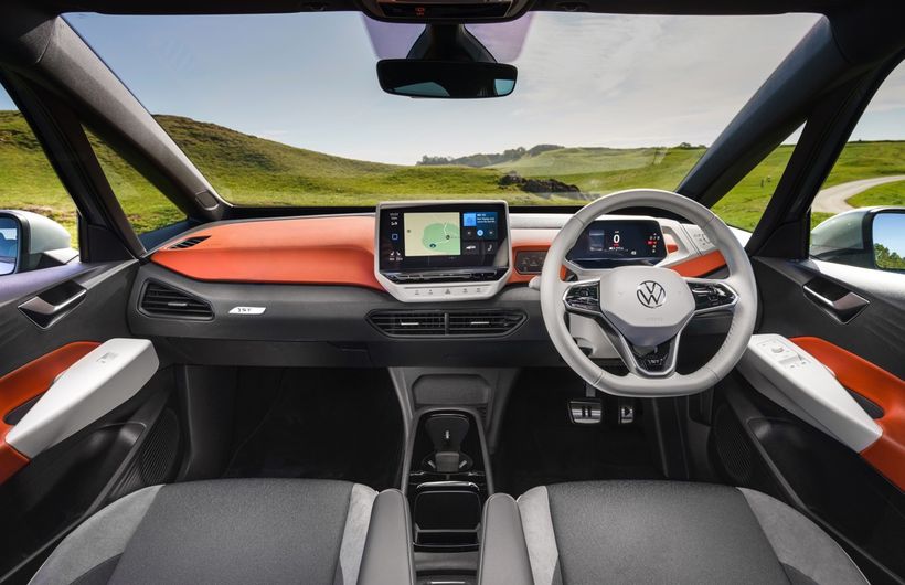 VW ID.3 ijnterior dashboard and display