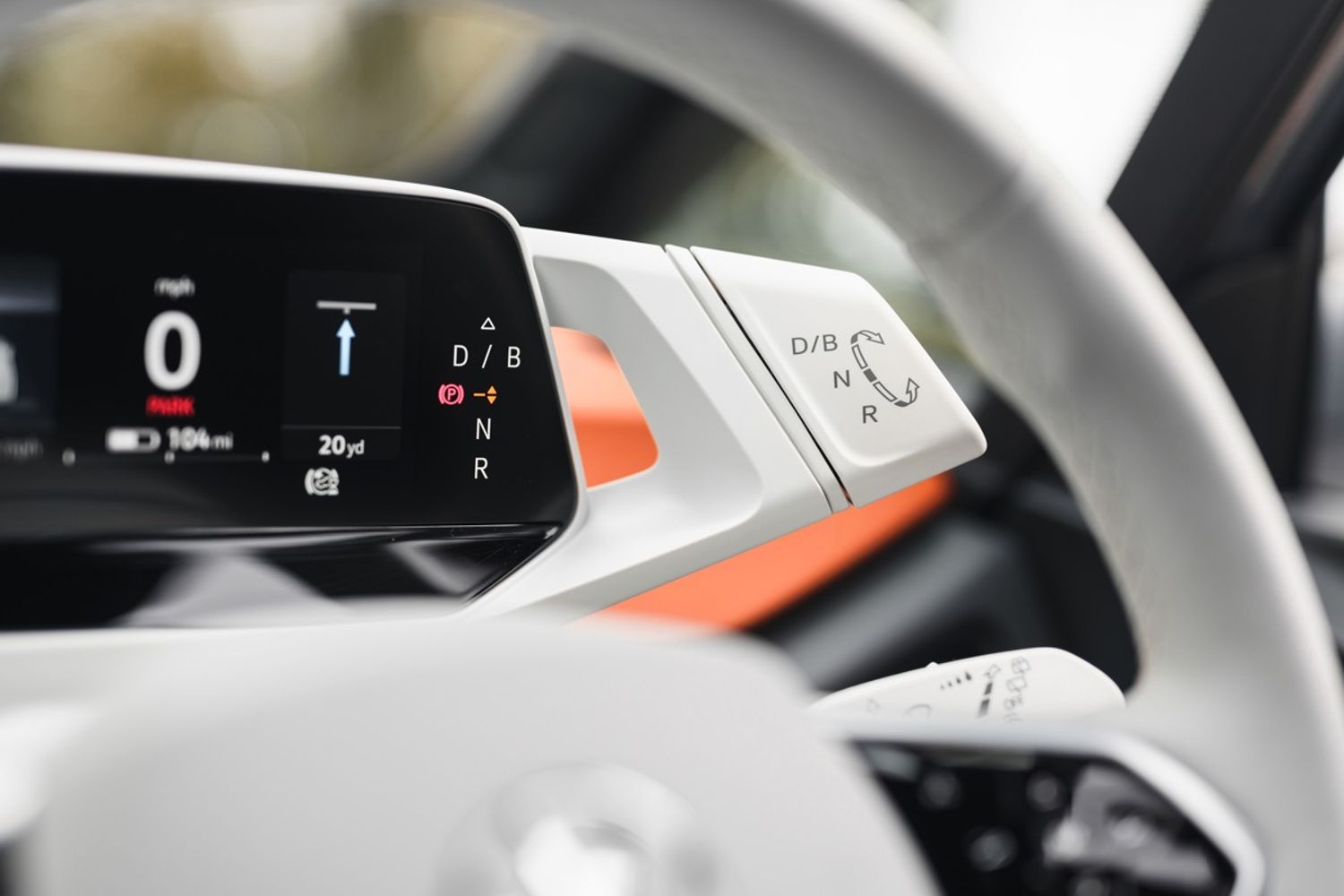 VW ID.3 steering wheel display