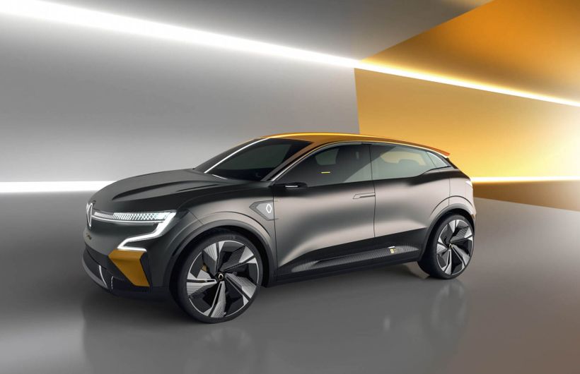 Renault Megane evision electric concept car