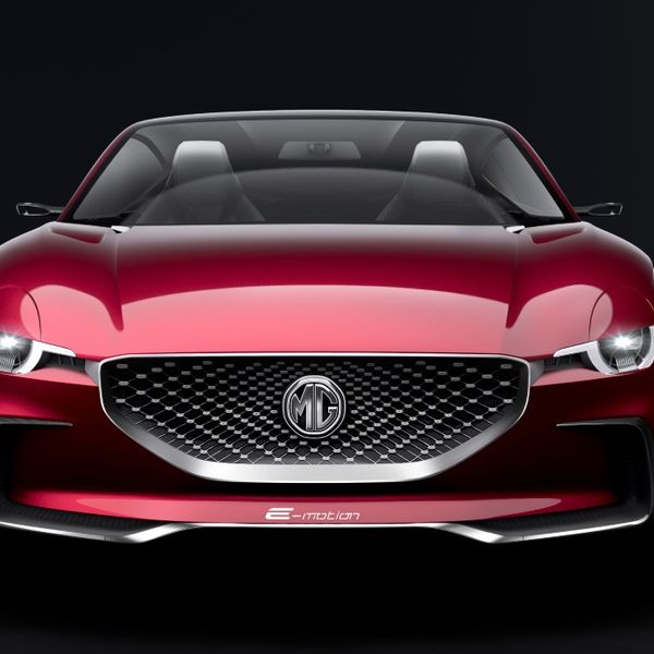 MG e motion concept front grill