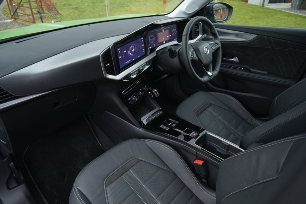 Vauxhall Mokka e electric car interior dashboard
