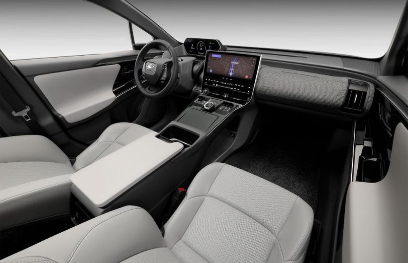 Toyota, Toyota bZ4z, Toyota electric car, interior, carplay, infotainment
