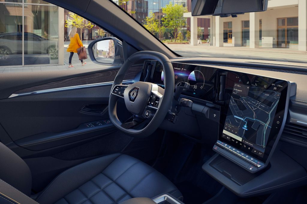Renault Megane E-Tech, Renault electric, Megane electric, E-Tech, interior, Google