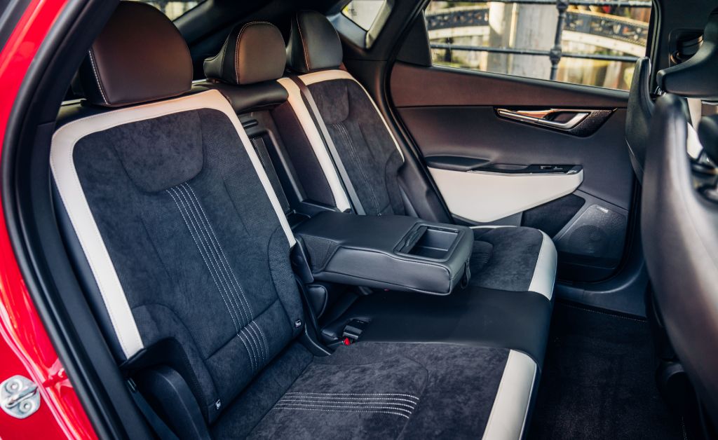 Kia EV6, interior, red
