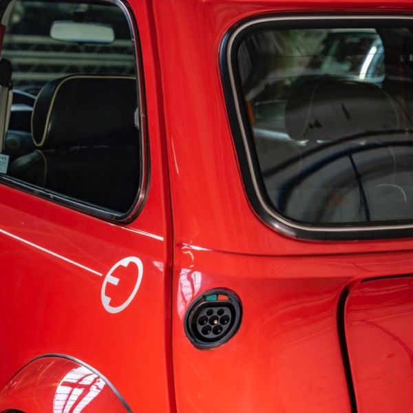 Classic Mini electric official conversion - charge socket