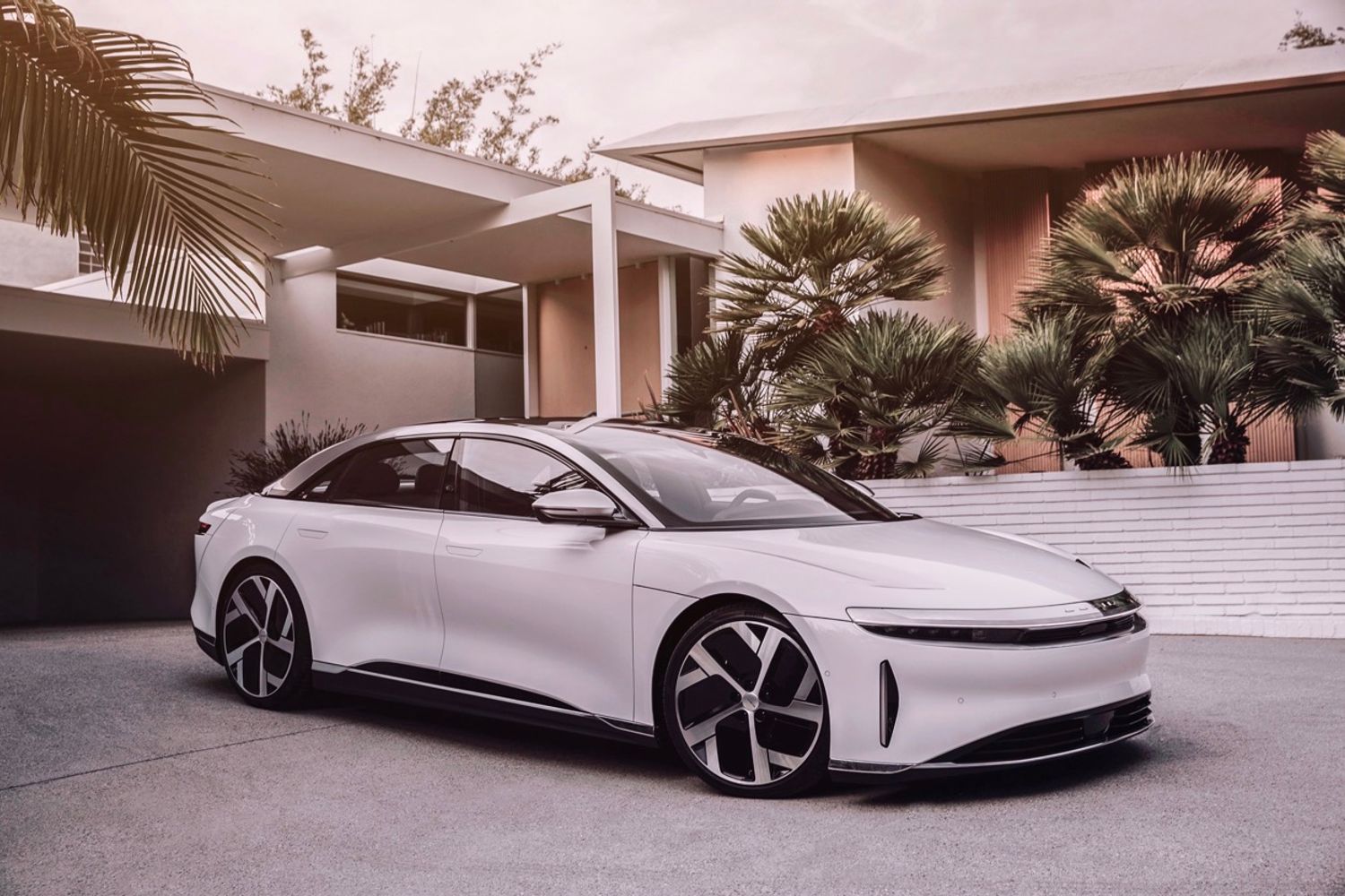 Lucid Air front three quarters