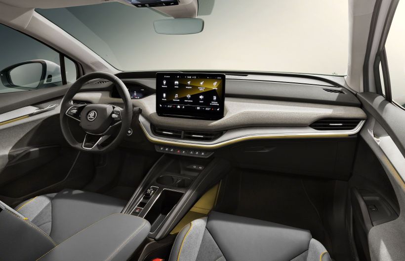 skoda, enyaq, enyaq coupe, white