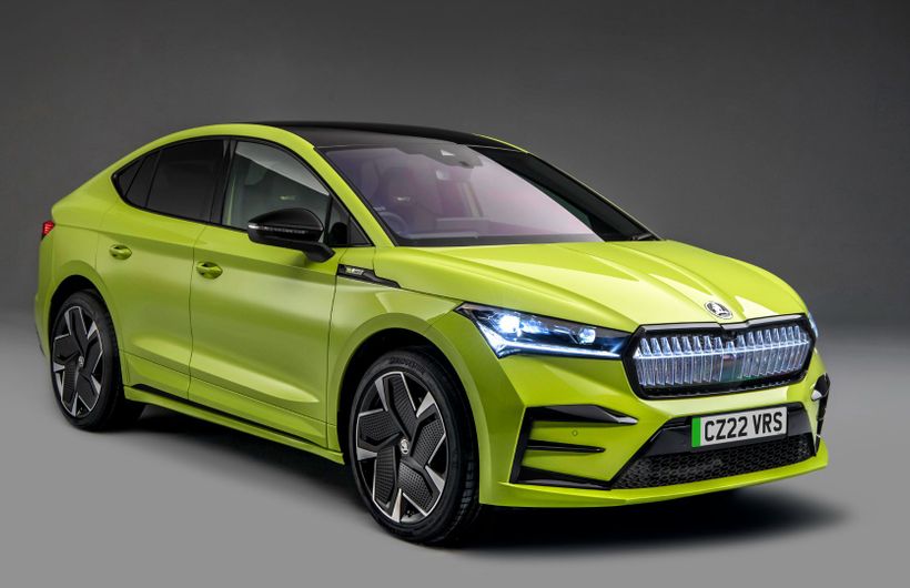 ŠKODA, Enyaq, Coupe, vRS, green, electric car