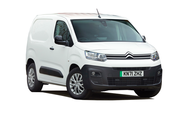 citroen, e-berlingo, van, electric, electric van, white, cutout, png