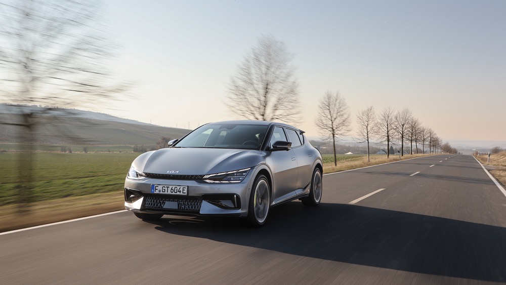 Kia EV6 GT front action