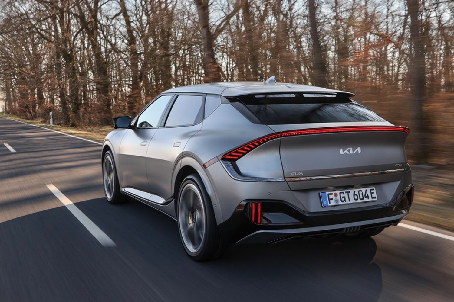 Kia EV6 GT rear action