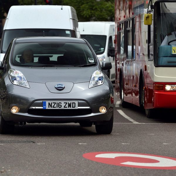 2016 Nissan Leaf in London congestion charge zone