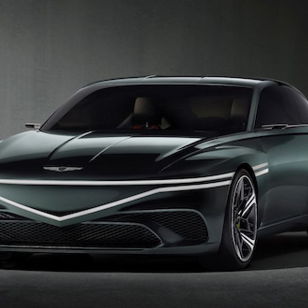 Genesis X Speedium Coupe front shot, studio