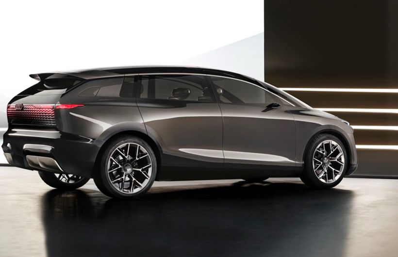 Audi urbansphere concept car, rear studio shot