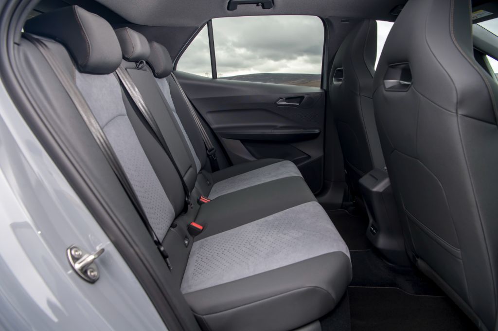 Cupra, Cupra Born, Vapor Grey, rear seats, back seats, UK