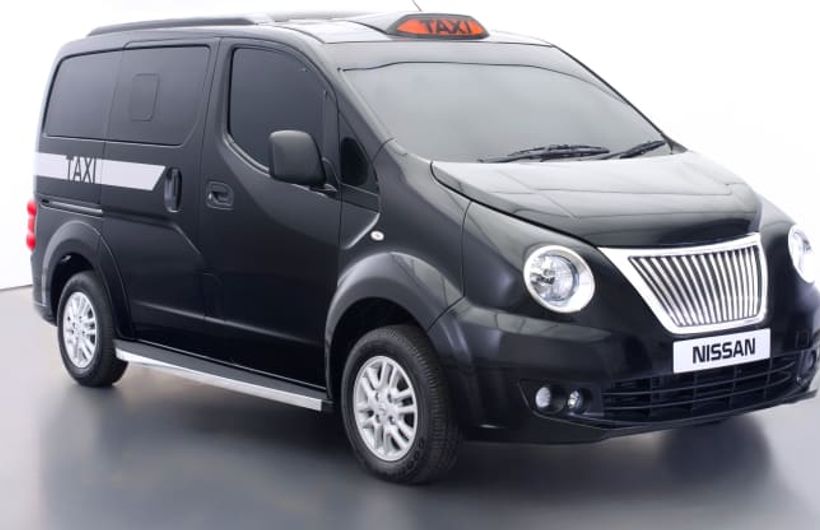 Nissan, Taxi van, Front three angles, Still Shot