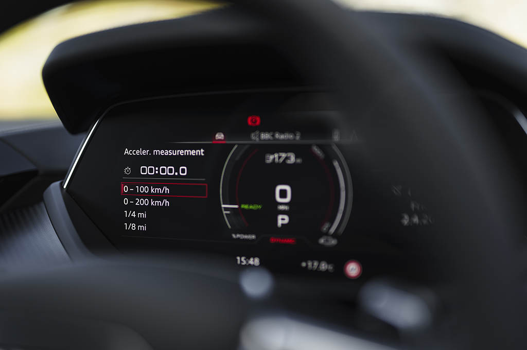 Audi E-TRON GT, interior, Still shot, Front interior, Dash board